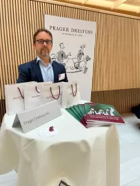 Marcel Frey at the booth